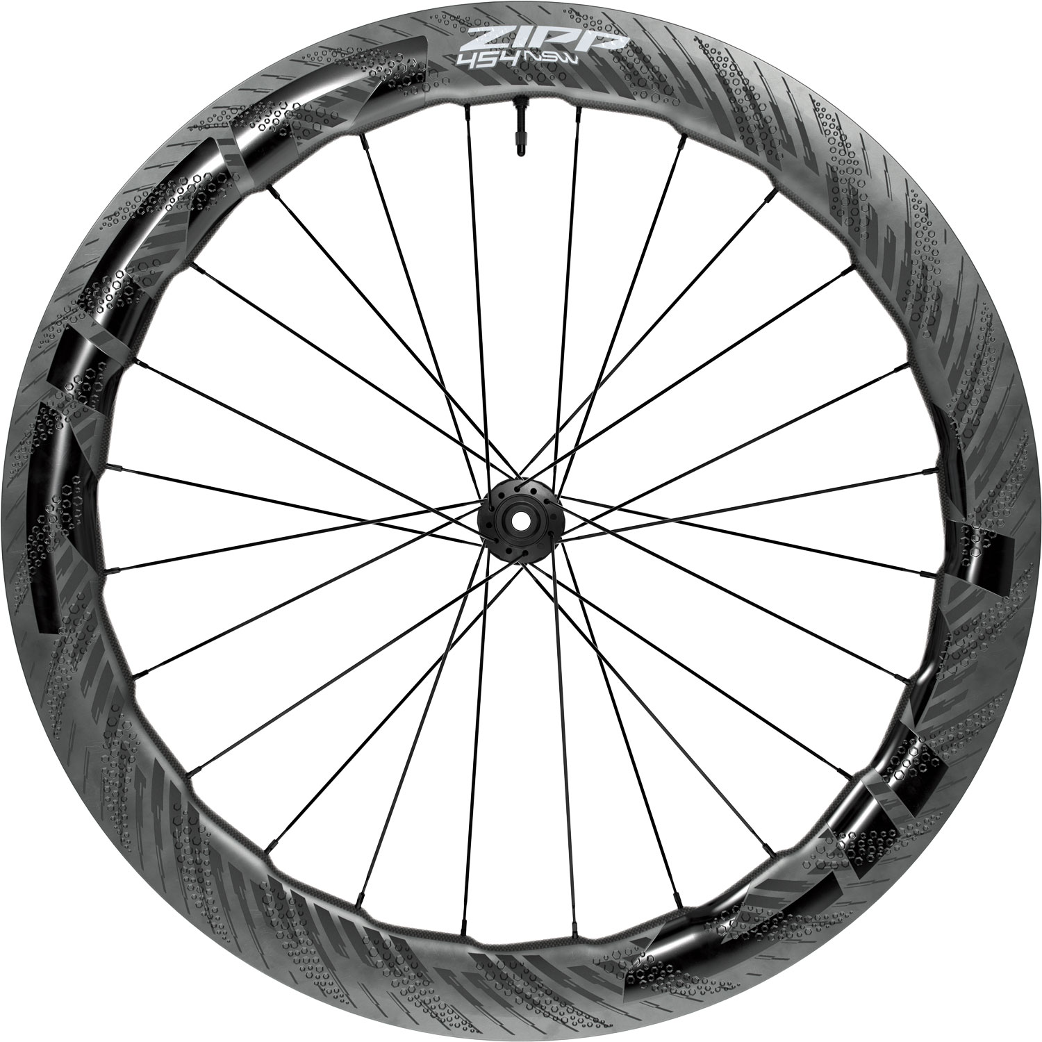 Zipp 454 NSW Carbon Disc Tubeless Front wheel Road Bike Wheel