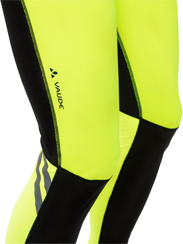 Posta Warm Bib Tights Neon yellow