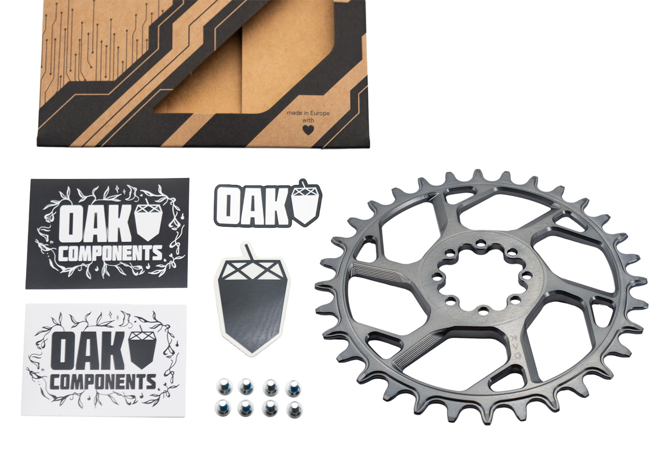 Amulet 8-bolt chainring 32T