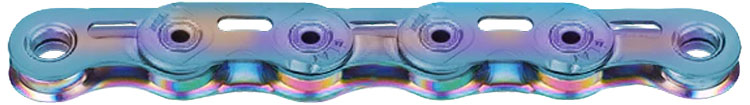XSL FLAT Aurora Blue Waxed 12/13-fach Flattop Kette