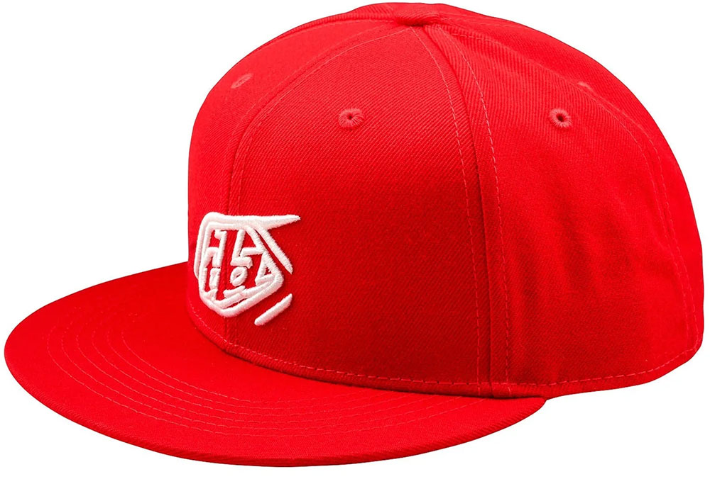 Flat Bill Snapback Badge - Team Red