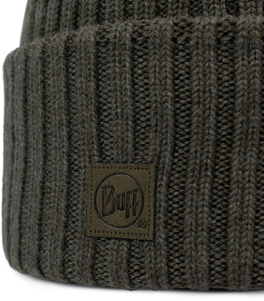 Knitted Beanie ERVINY - jasnobrązowa