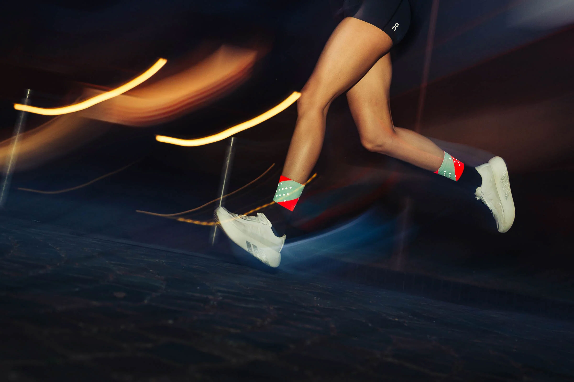High-Viz V4 - Socken Aqua Inferno