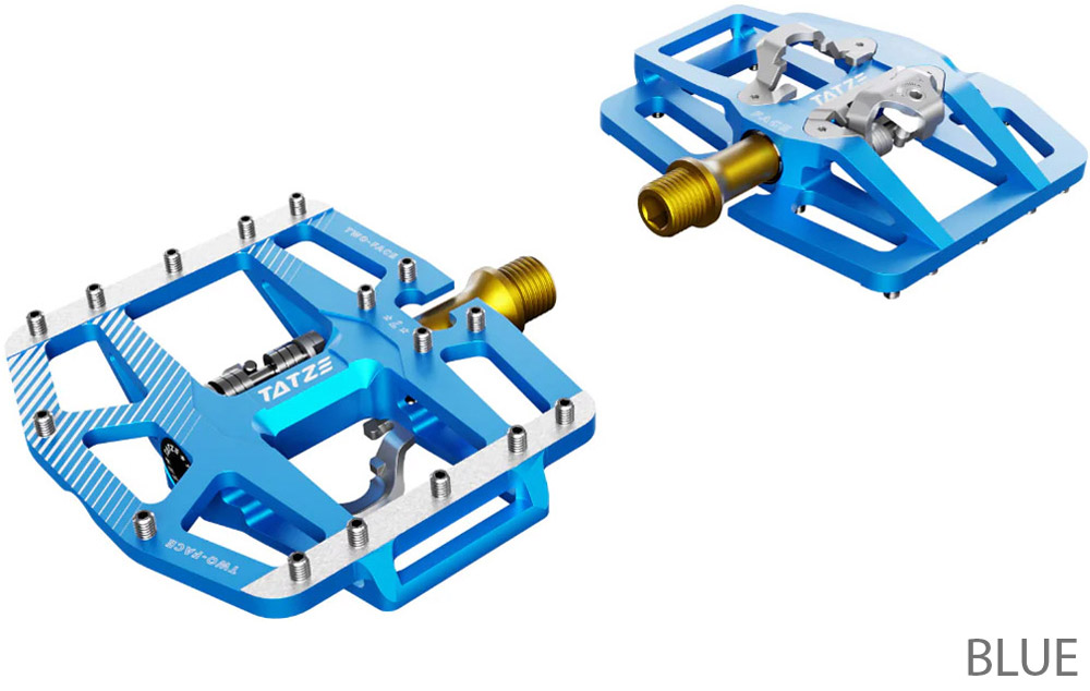 TWO-FACE² titanium combi pedals