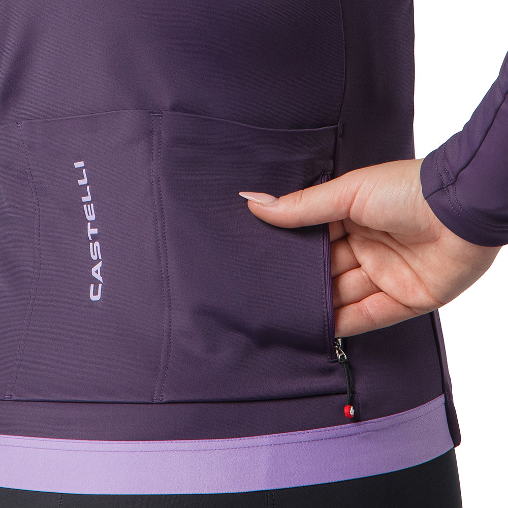 Espresso Thermal 2 - Maillot à manches longues pour femme, couleur Night Shade