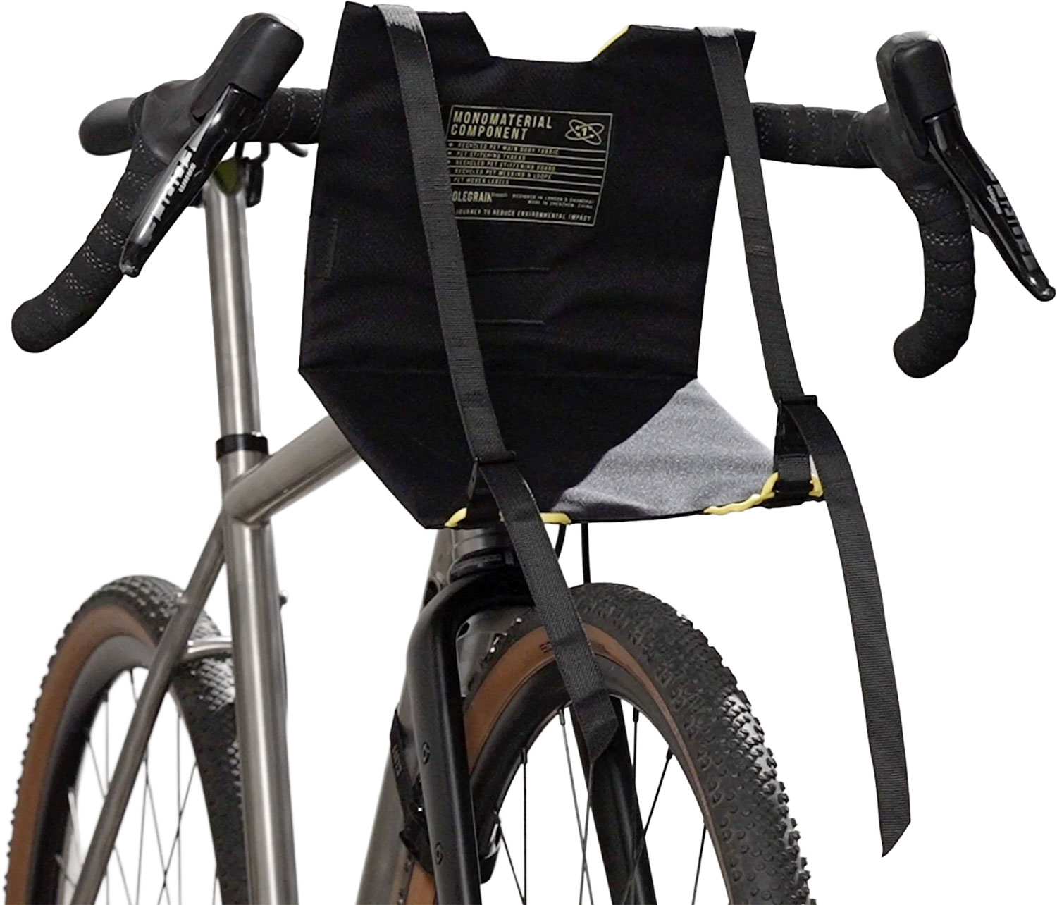 Sistema de bolsa para manillar Carrie, con bolsa de transporte incluida