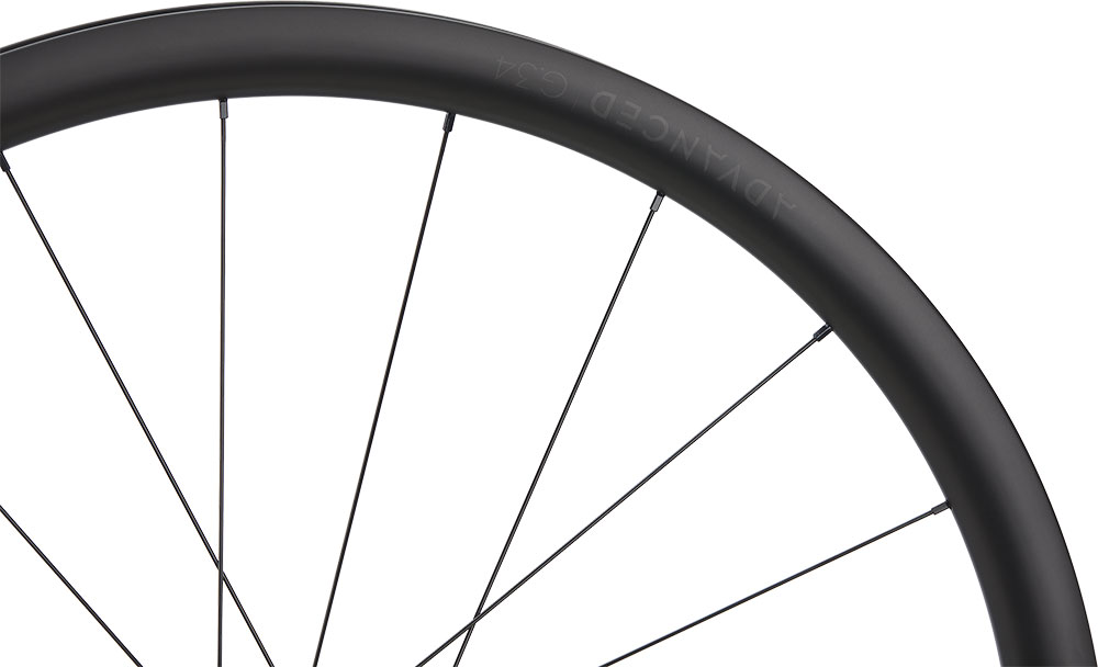 Juego de ruedas Advanced G.34 de 28" CL 12x100/12x142 FADE R MicroSpline Carbon