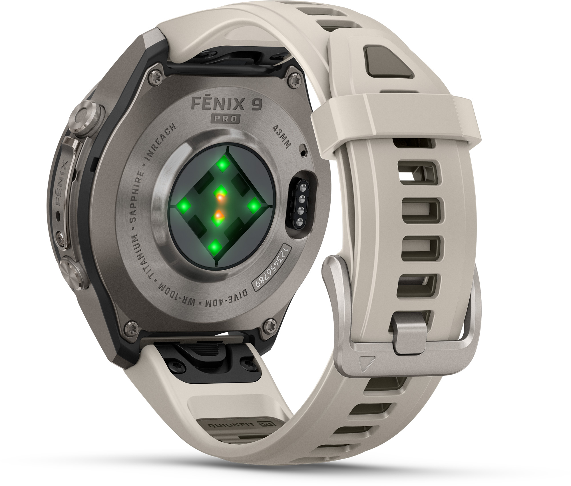 Fenix 9 Pro - inReach®, 43 mm AMOLED - GPS Multisport Smartwatch