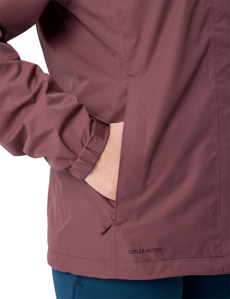 Escape Light - Chaqueta impermeable para mujer Ruby Dusk