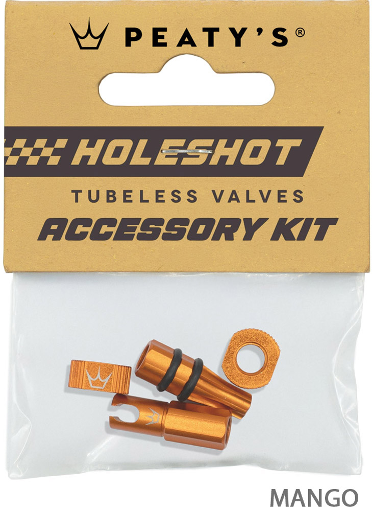 Kit d'accessoires pour valves tubeless Holeshot Fast Flow
