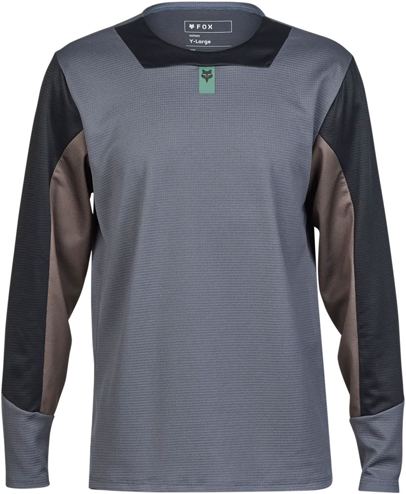 Defend - Maillot VTT à manches longues pour enfants, bleu Artic