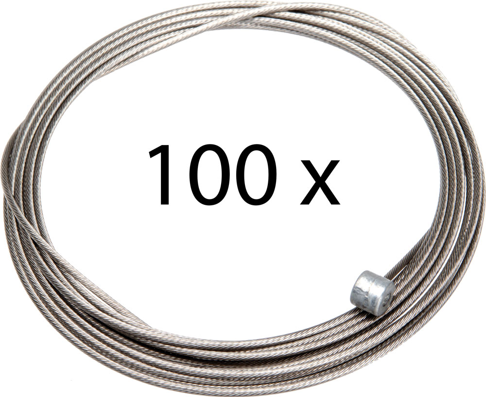 Cavo freno in acciaio per MTB 1,6 mm x 2050 mm (confezione da 100)
