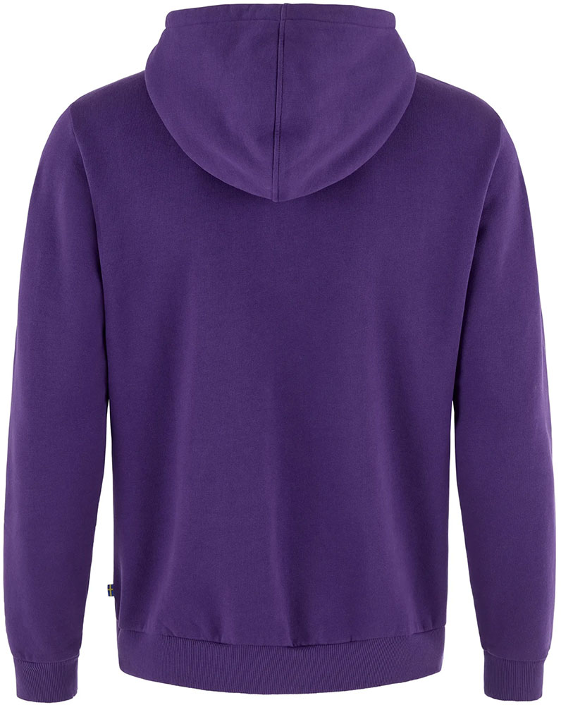Logo - Sweat à capuche violet foncé