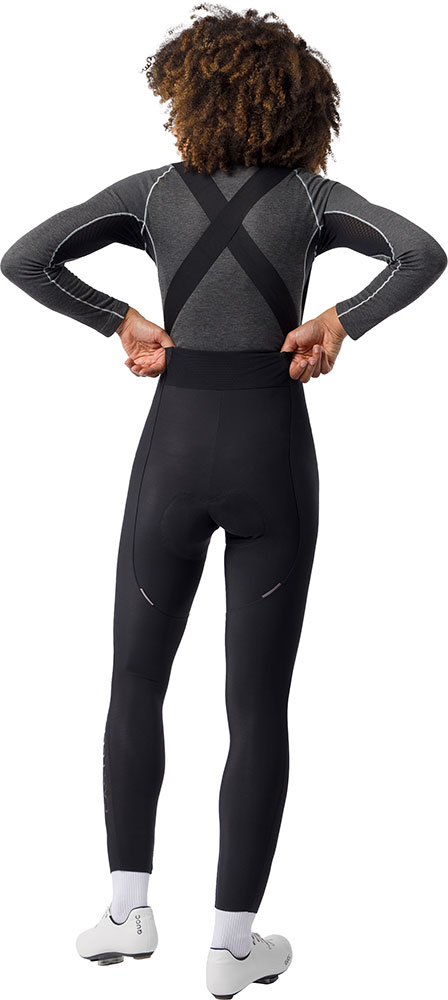 Espresso 2 DT - Damen Trägerhose mit Polster Black