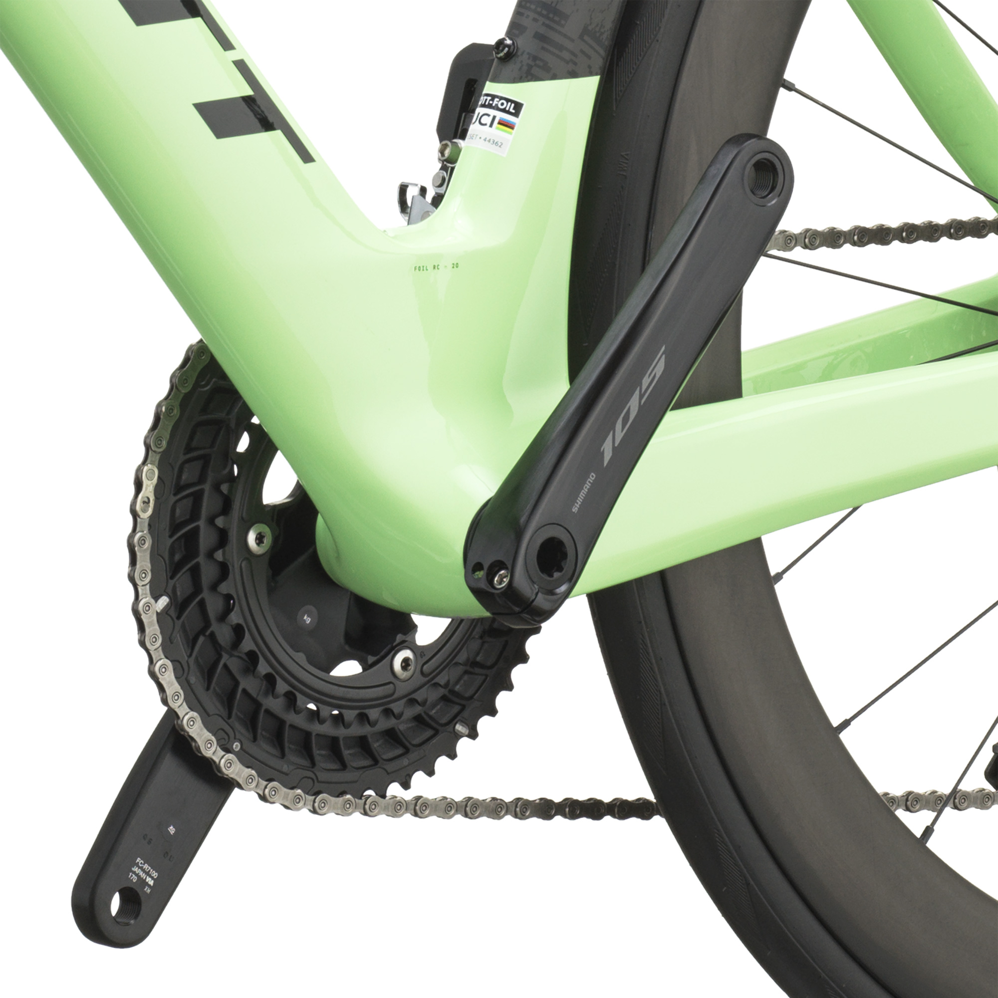 Foil RC 20 Vert Paradis Noir Carbone
