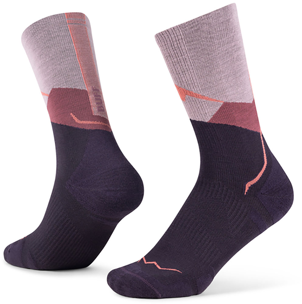 Merino Lightweight Crew - Trekkingocken Pink