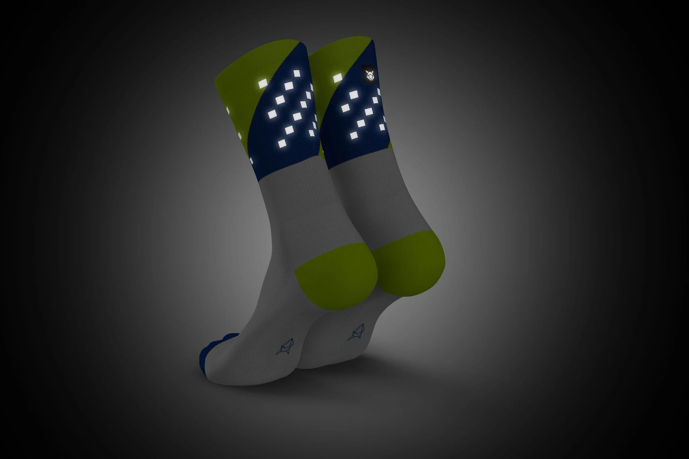 High-Viz V4 - Socken Canary Blue