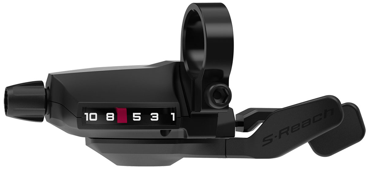 Manette de vitesses CUES SL-U6050 à 10 rapports, à droite, avec indicateur de rapport
