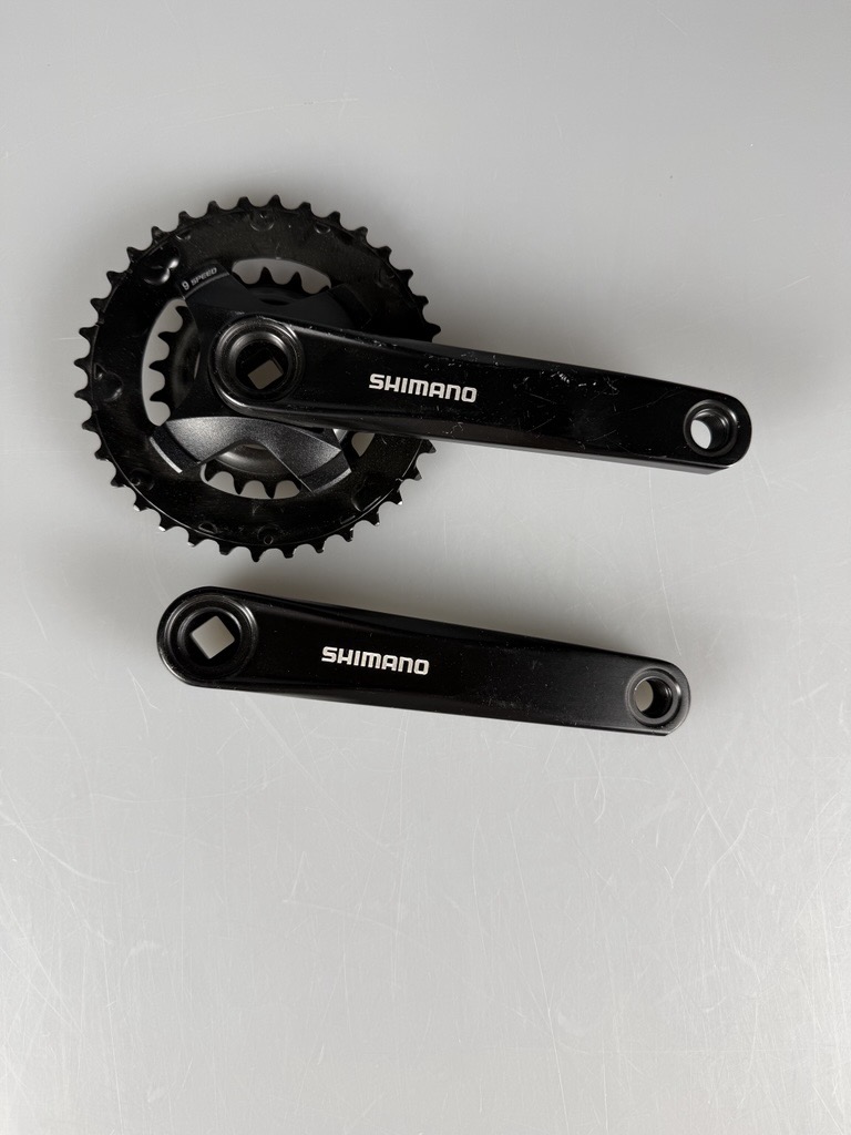 SECOND-HAND / FC-MT101 2x9-speed square-shaped crankset 36/22 