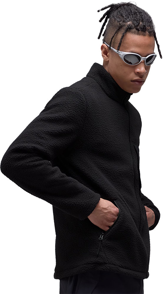 Snowdrift Mountain Fire Sherpa Full Zip - Fleecejacke Pitch Black