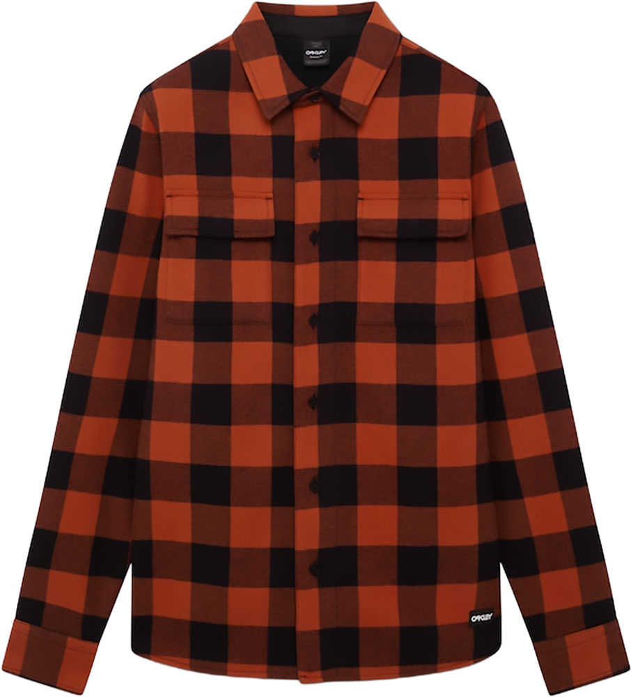 Bear Cozy – koszula flanelowa w kratę w kolorach Flam Red/Pitch Black