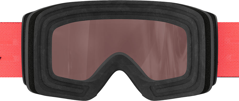 Shield AMP Red Chrome  - Ski Goggle Black/Purple