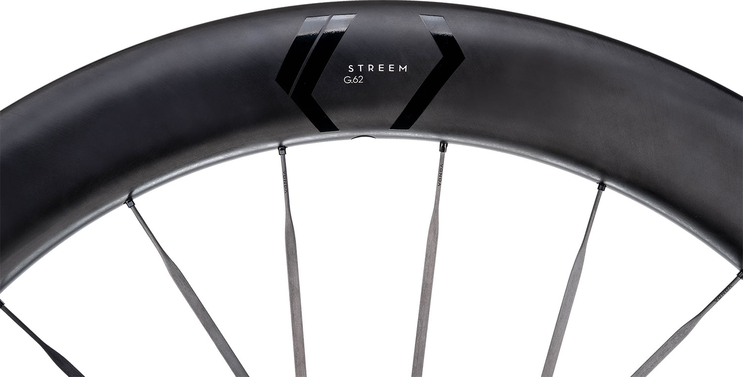 Streem G.62 CS FADE R CL 28" Shimano HG Carbon Laufradsatz