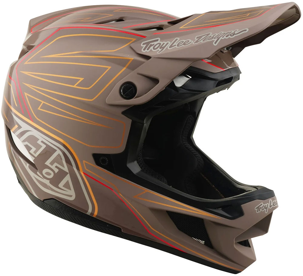 D4 Polyacrylite Shadow Pro - Fullface Helm Timber
