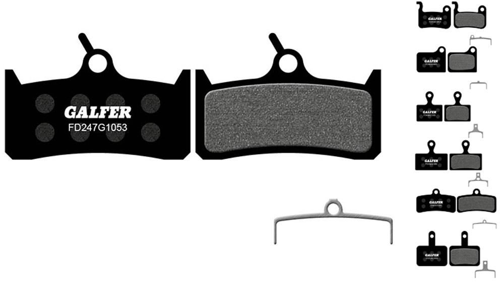 GALFER DISQUES DE Frein Wave Route D.160, 79GR Adulte Unisexe, Noir, Taille Unique