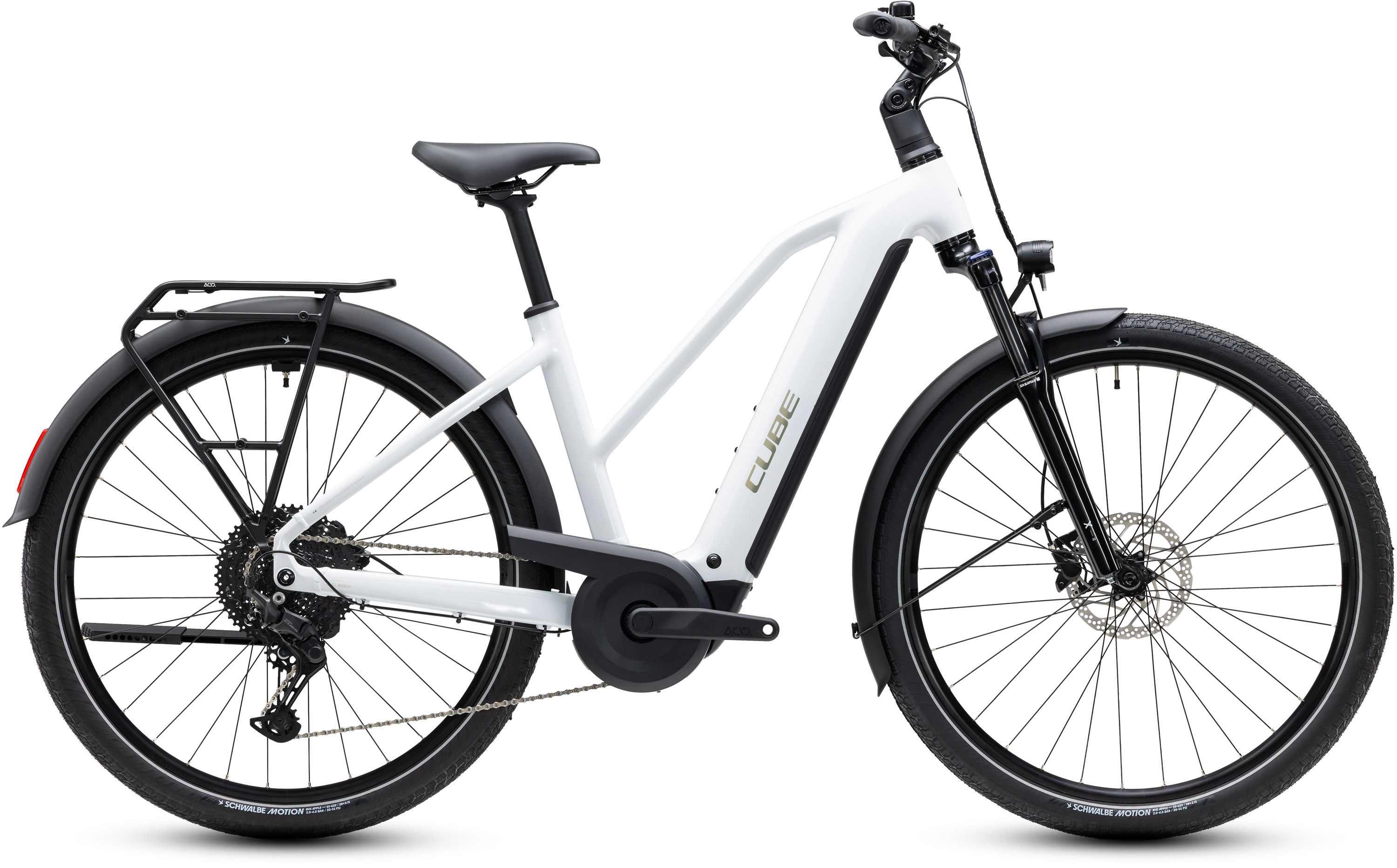 Touring Hybrid ONE 600 metallicwhite´n´chrome Trapeze