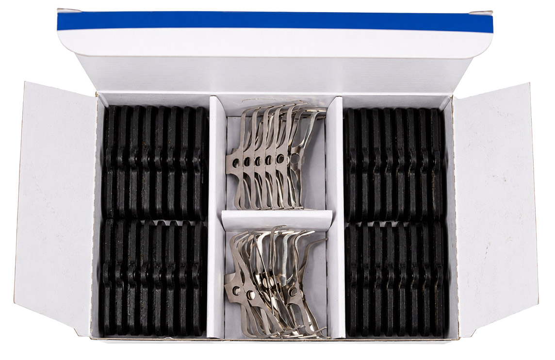 Pastillas de resina para Shimano B01S / B03S / Tektro E10.11 (paquete de taller de 20 unidades)