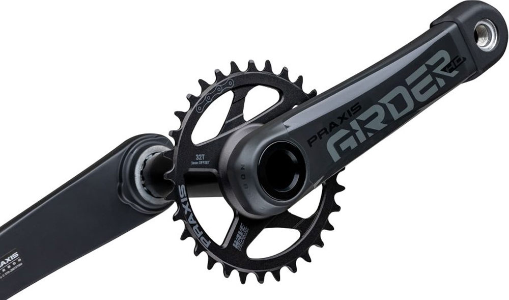 Praxis Works Girder Carbon Gen2 M30 MTB crank arms Crank 1-speed