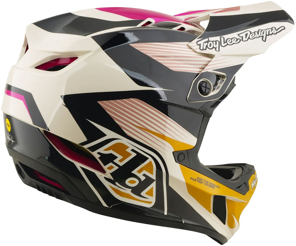 D4 Polyacrylite Turbo - Fullface Helm Acid/Fuchsia