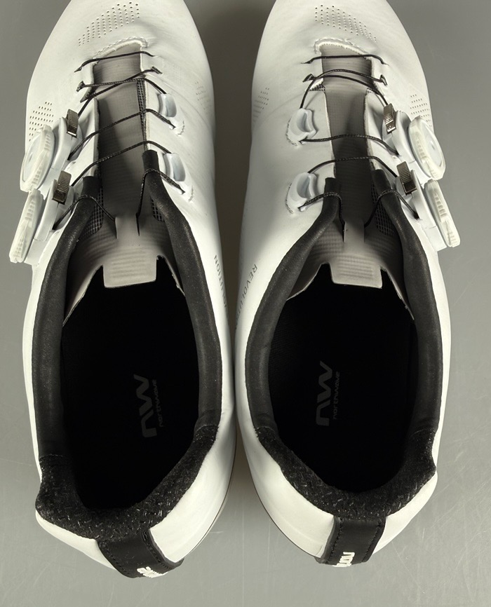 ARTICLES DE DEUXIÈME CHOIX / Revolution - Chaussures de vélo de course Blanc/Gris clair 44