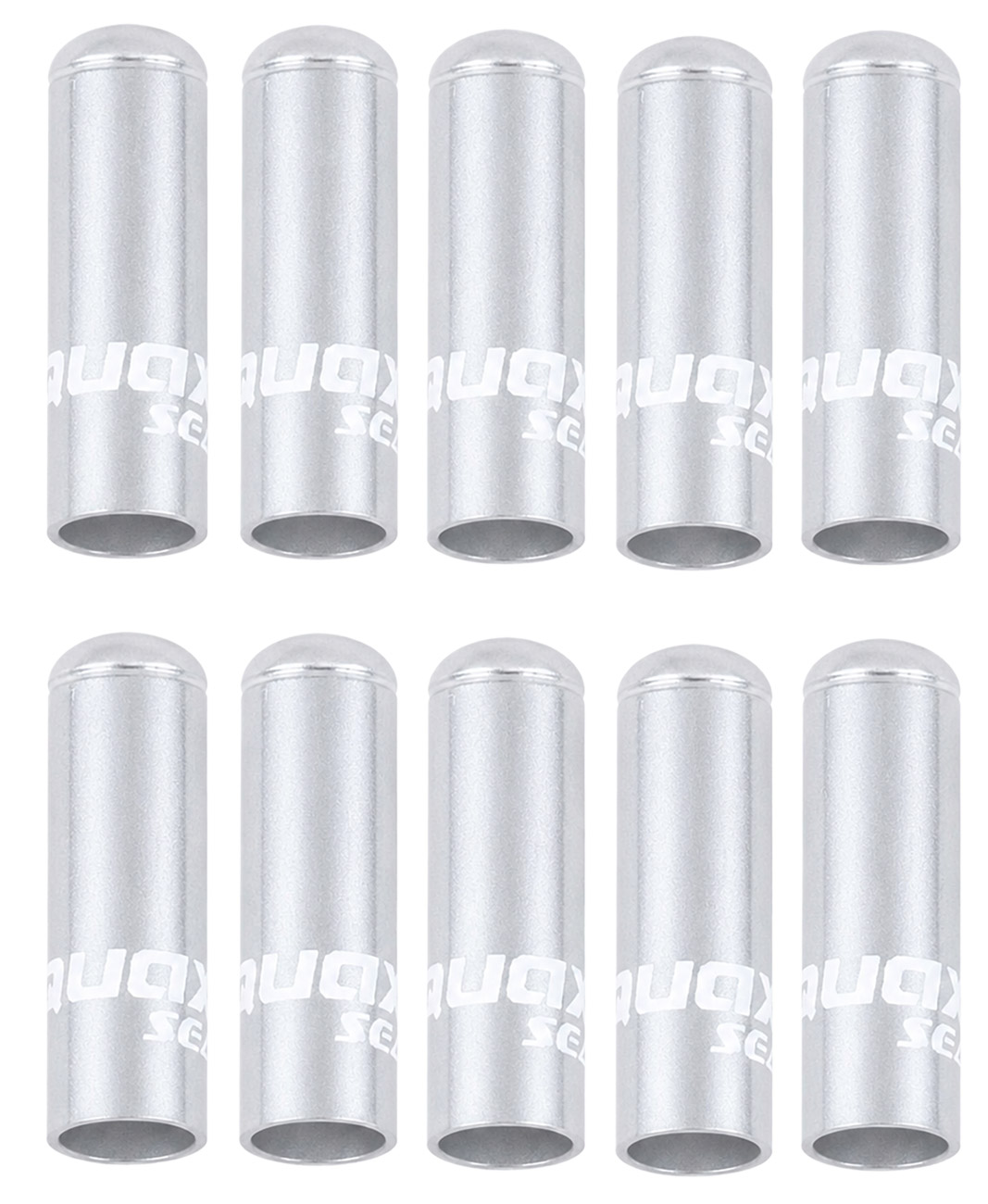Tapas de aluminio de 5 mm para la funda exterior del freno (10 unidades)