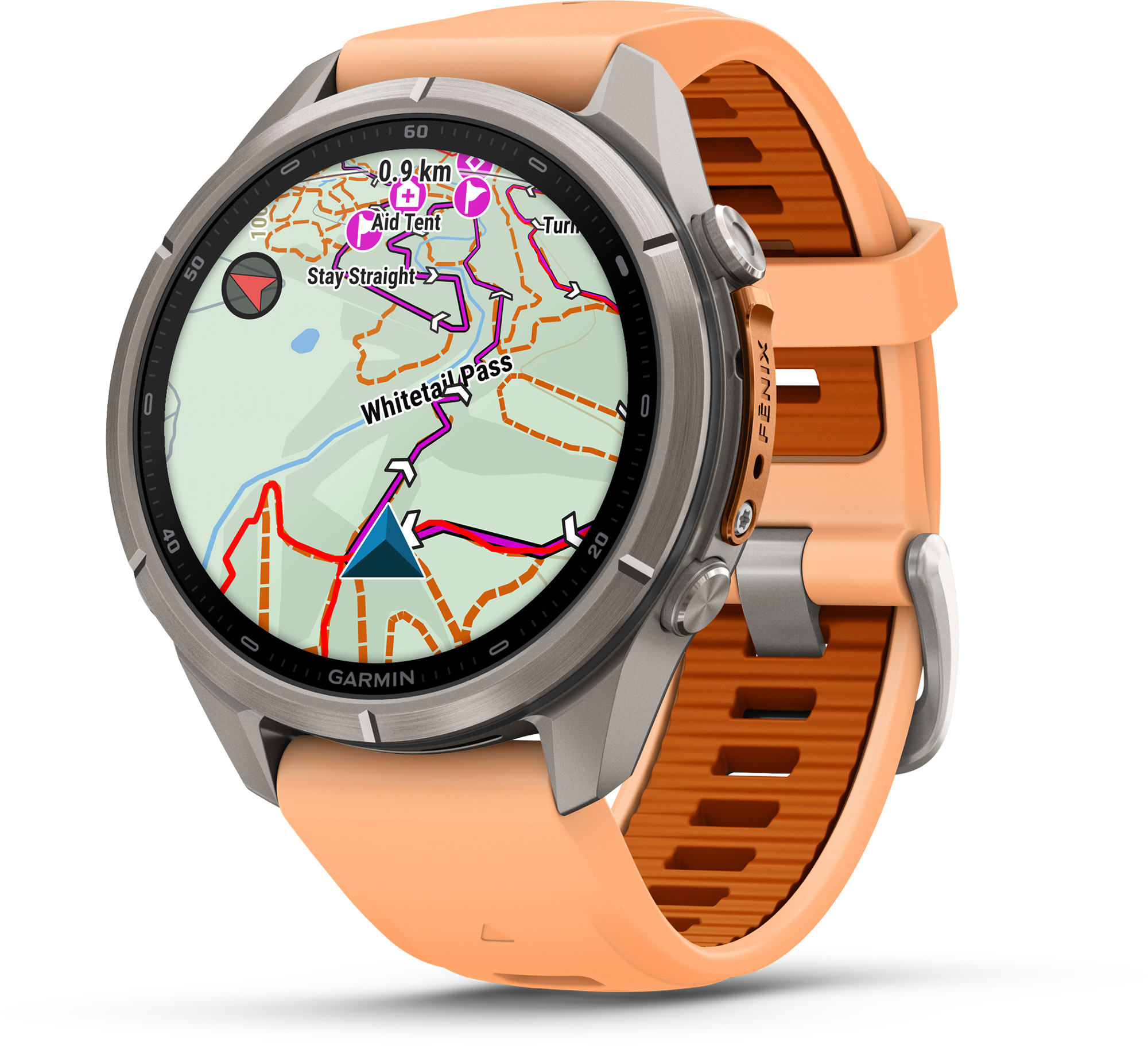 Fenix 9 Pro - inReach®, 43 mm AMOLED - GPS Multisport Smartwatch