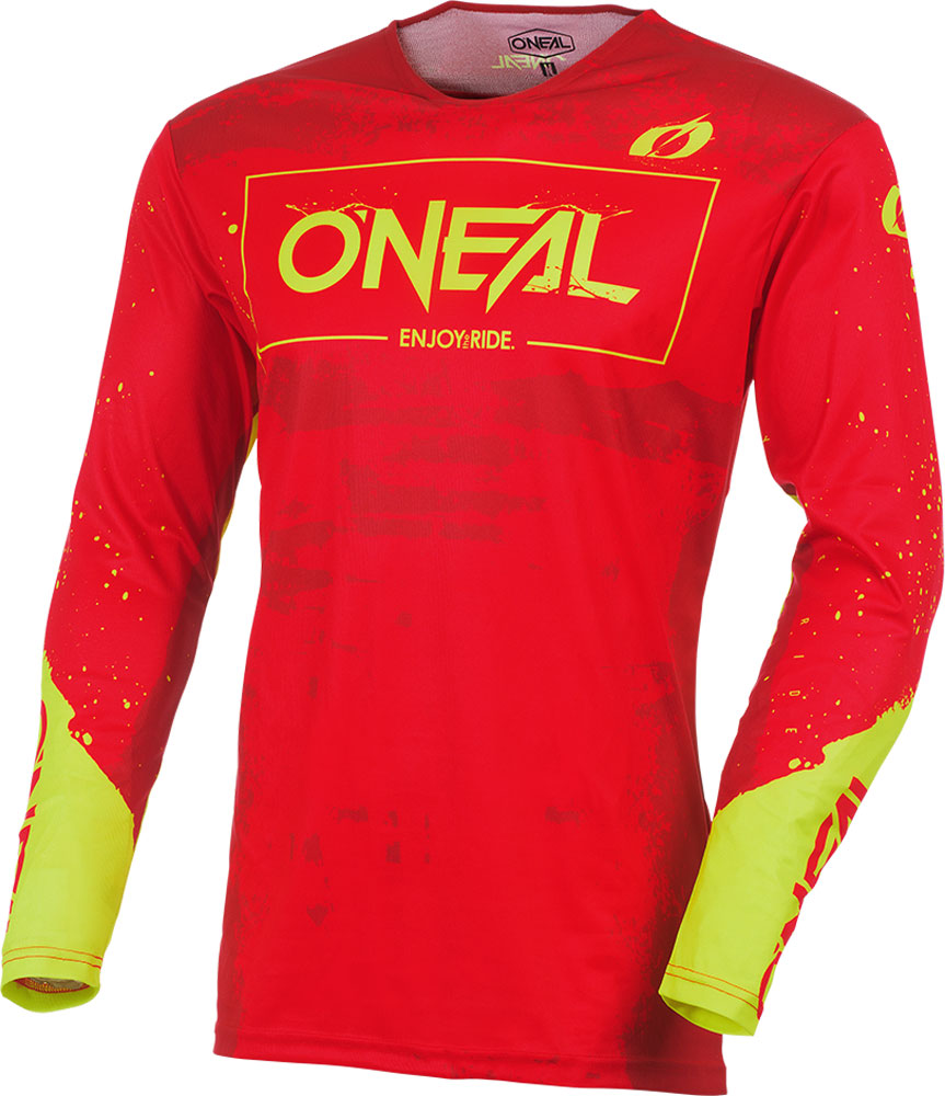 O'Neal Mayhem Paint V.27 - MTB Shirt lange mouw Red/Neon Yellow