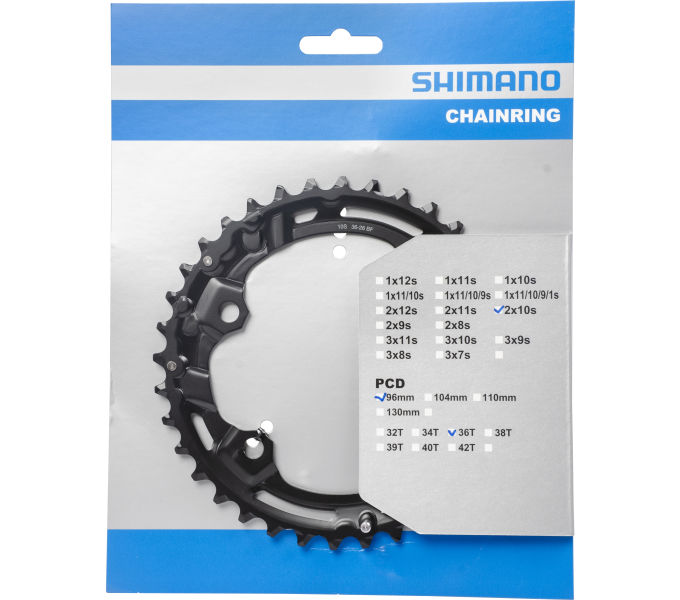 Shimano DEORE FC-M4100-2/M4100-B2 2x10-speed Chainring 10-speed