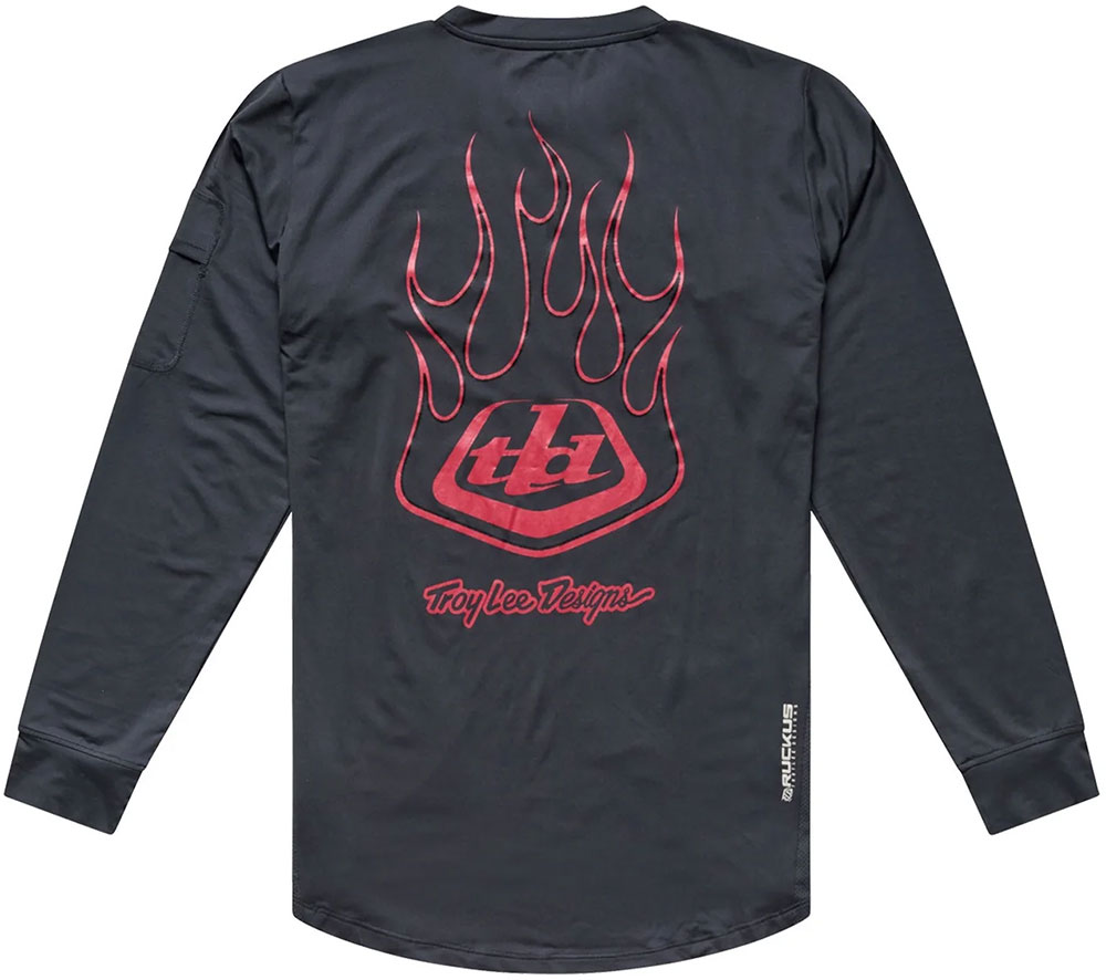 Ruckus Ride Ember – MTB Long-Sleeved Jersey Carbon