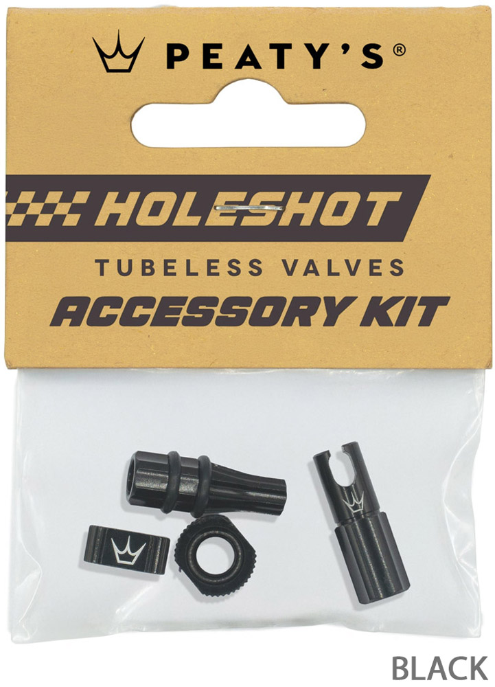 Kit d'accessoires pour valves tubeless Holeshot Fast Flow