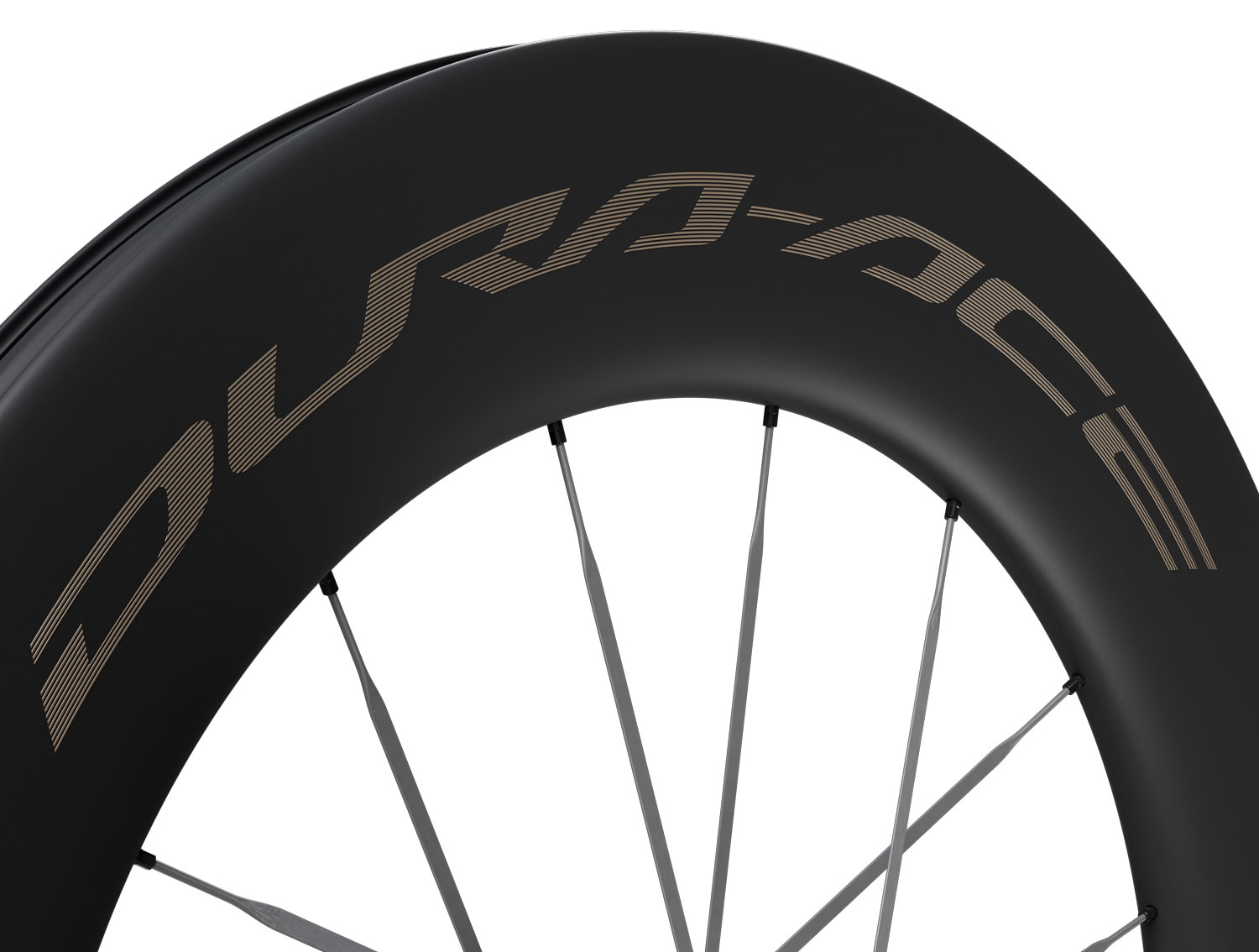Roue avant DURA ACE WH-R9370-C99-TL 28" en carbone avec système Center-Lock