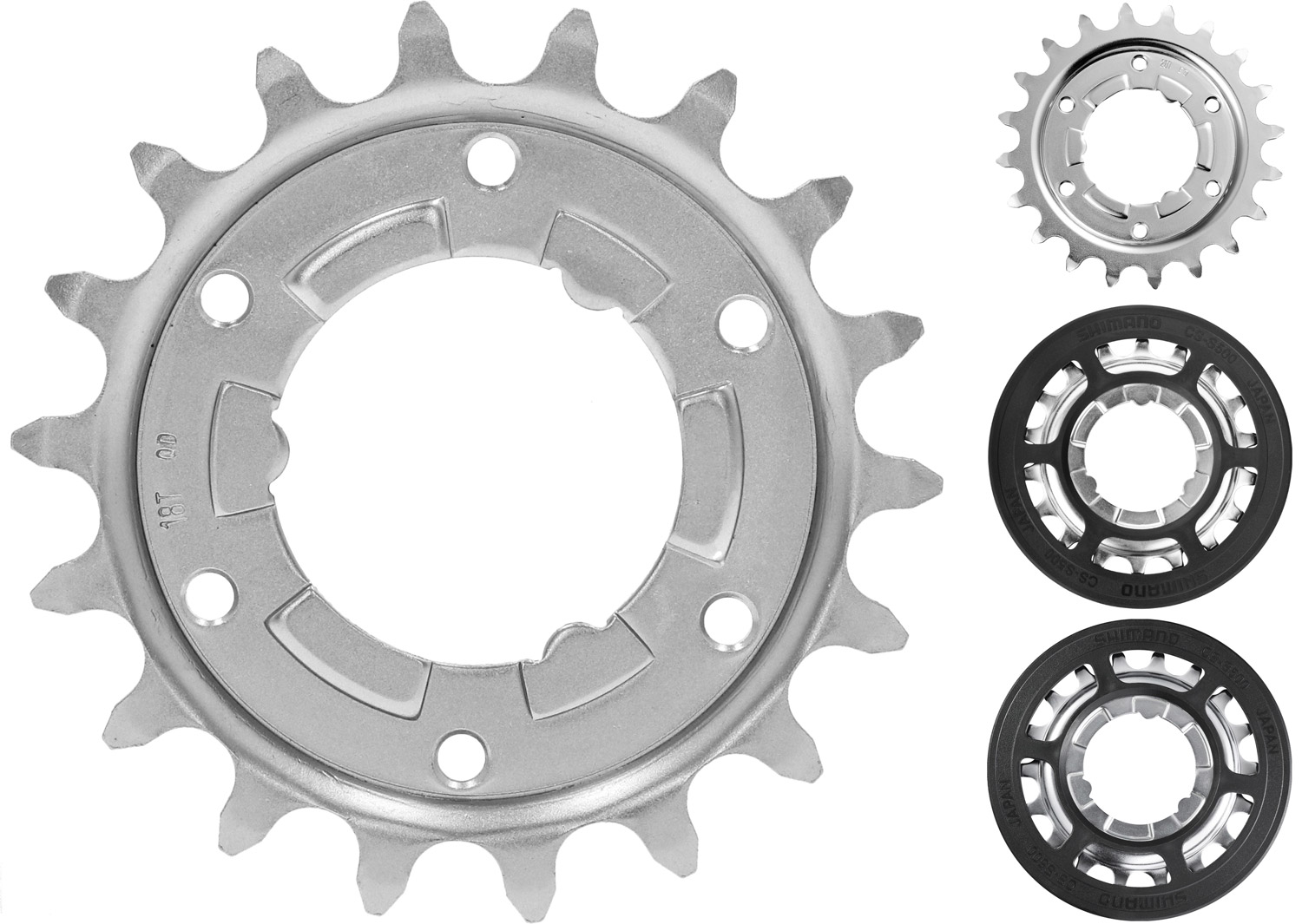 Pignon Shimano Alfine CS-S500, 20 Vitesses, Sans Anneau De Protection, Cassette Vélo