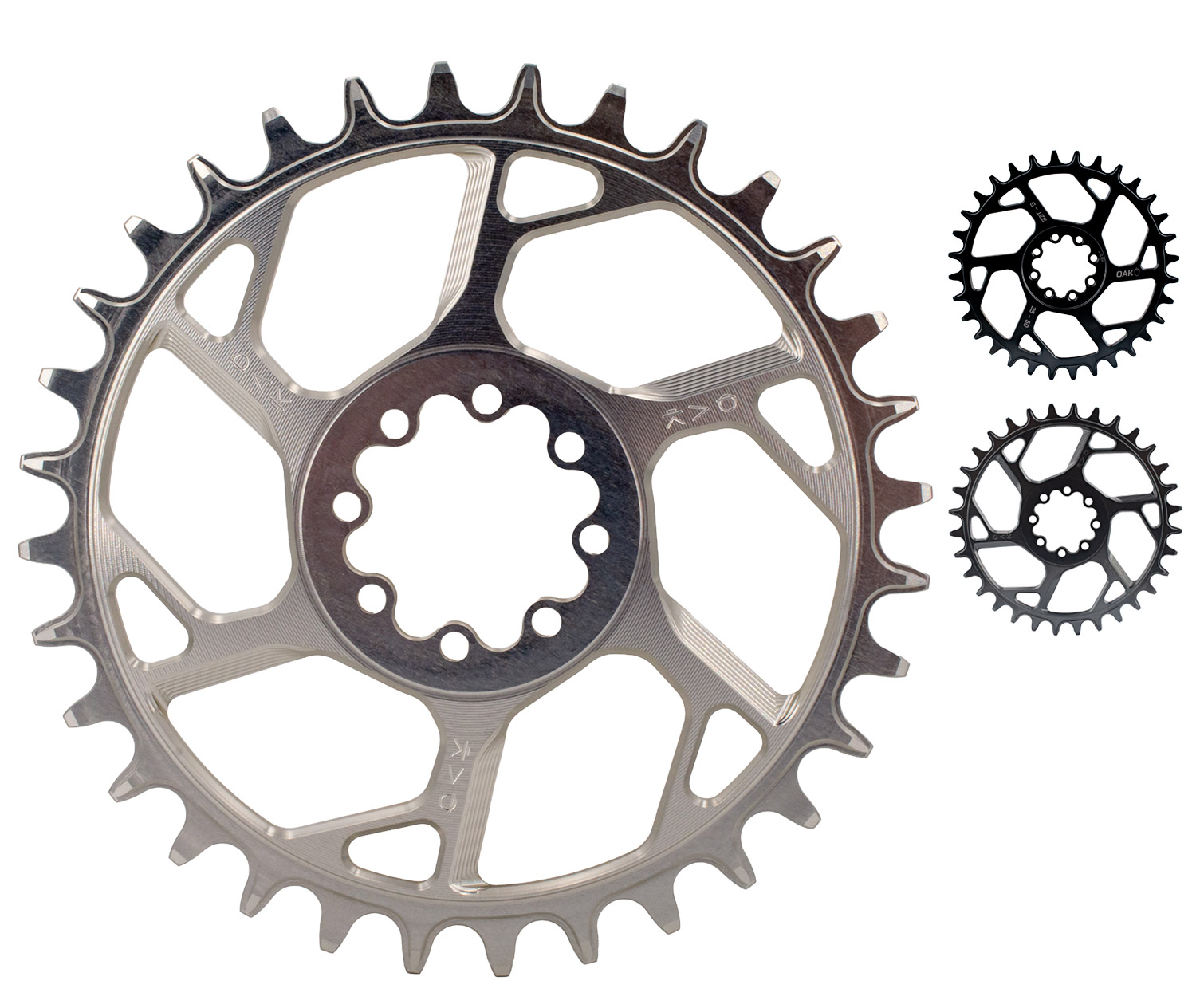 Amulet 8-bolt chainring 32T