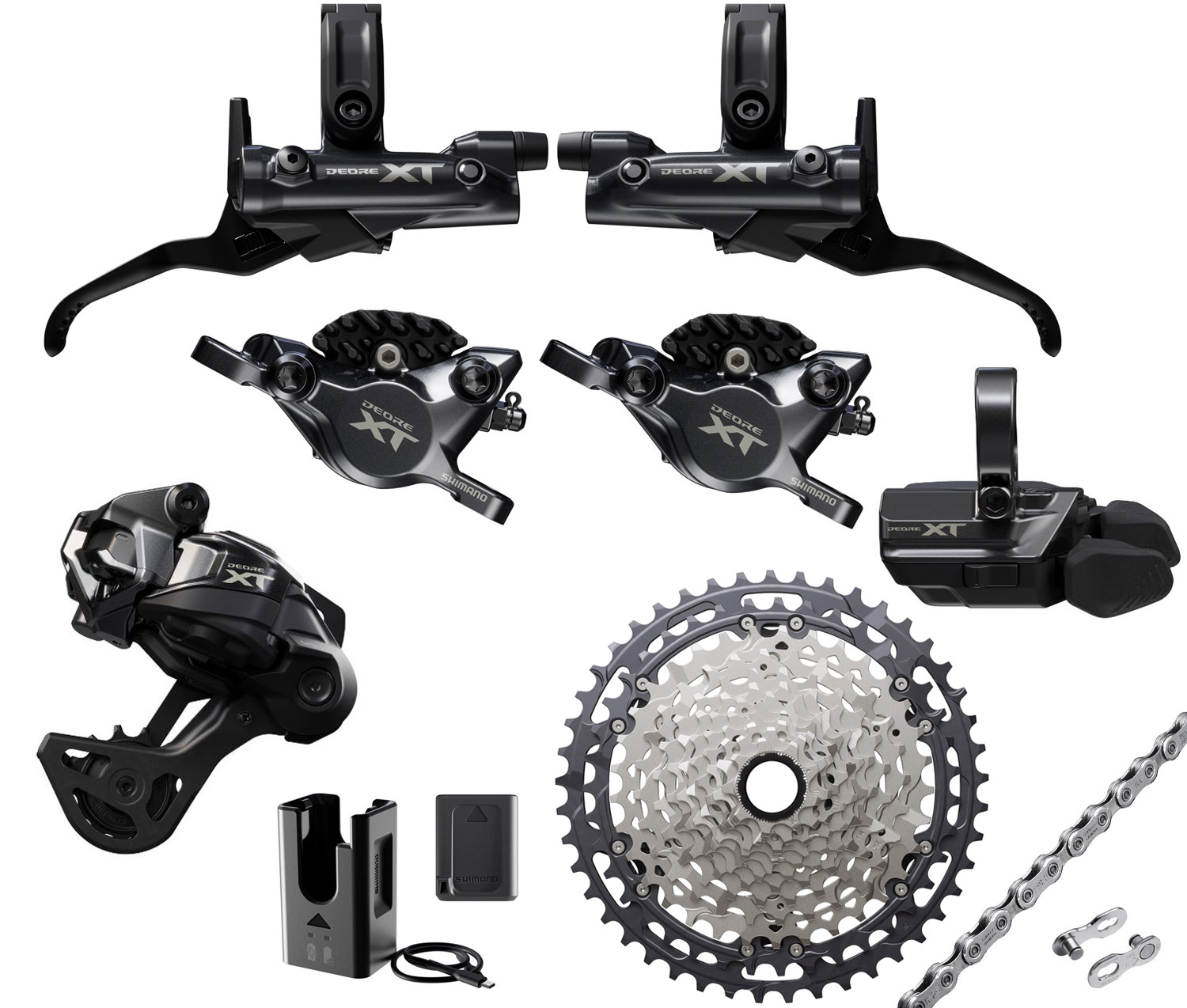 Levier Shimano Deore XT SL-M8100 (droite, 12 Vitesses) – Neuf – I-SPEC
