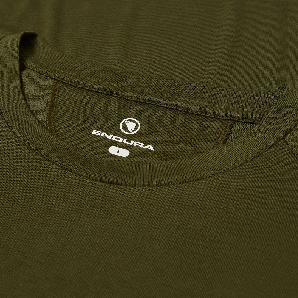 BaaBaa Blend  - Camiseta interior técnica de manga larga, color verde