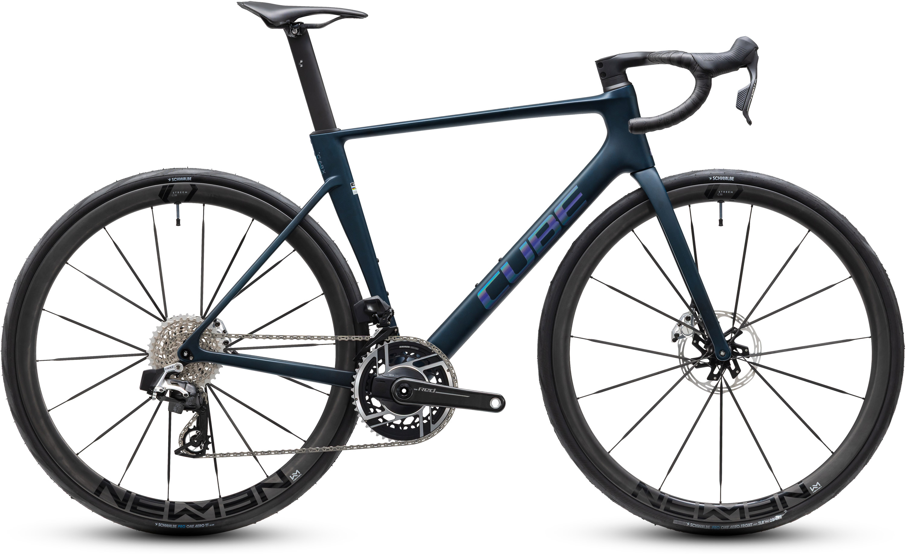 Litening AIR C:68X SLX liquidblue´n´crisscross