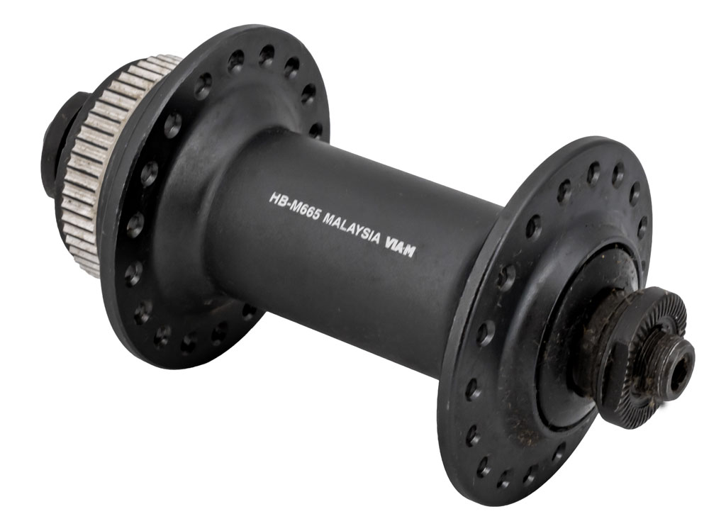 Buje delantero SLX HB-M665 con cierre centralizado, 36 agujeros. OFERTA ESPECIAL