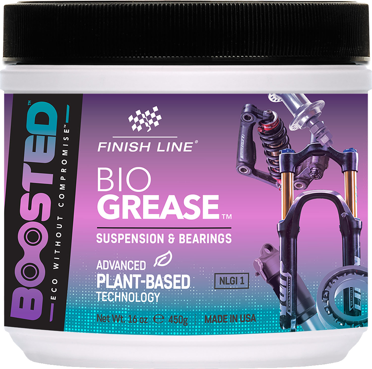 BOOSTED Bio Grease: grasso lubrificante vegetale per cuscinetti e sospensioni