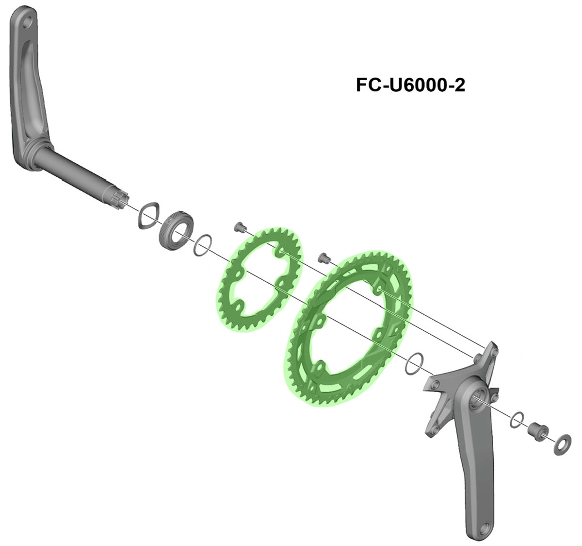 Ingranaggio CUES FC-U6000-2 a 9/10 velocità