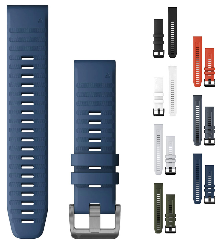 Bracelet de montre en silicone pour Garmin Fenix 7 7X 6X 6